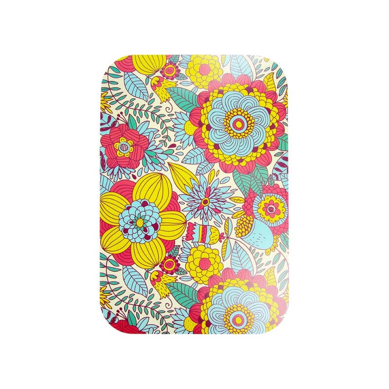 Bộ 2 Tấm Lót Bàn Ăn P&Q Bằng Nhựa Họa Tiết Hoa Văn LocknLock - 28X42cm - P-00187, , large image number null